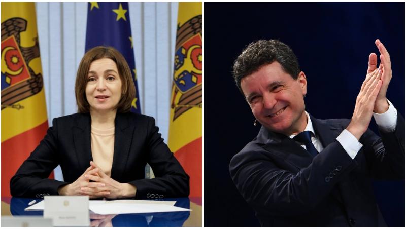 Colaj Maia Sandu și Nicușor Dan