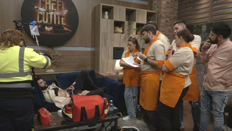 Chefi la cuțite, 14 mai 2025. Chef Richard Abou Zaki a avut nevoie de îngrijiri medicale. Ce anunț a făcut Irina Fodor