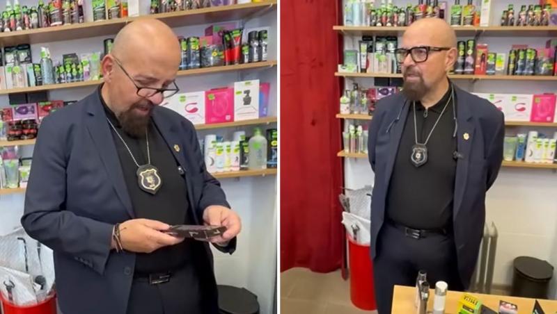 Ce nereguli a găsit Piedone în controalele la sex shop-urile din București: „Ăsta pentru ce e? Așa groasă?” Ce amenzi a aplicat