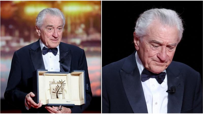 colaj foto robert de niro Festivalului de Film de la Cannes 2025
