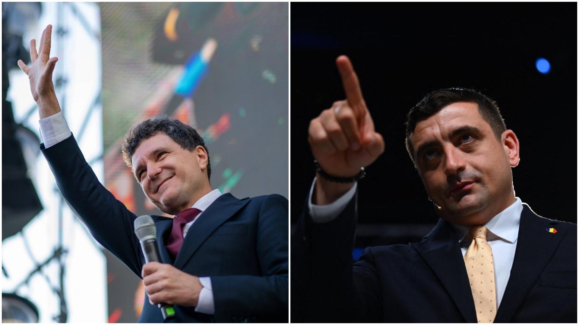 Un nou sondaj IRSOP îl plasează pe Nicușor Dan în fața lui George Simion. Ce diferență este între cei doi