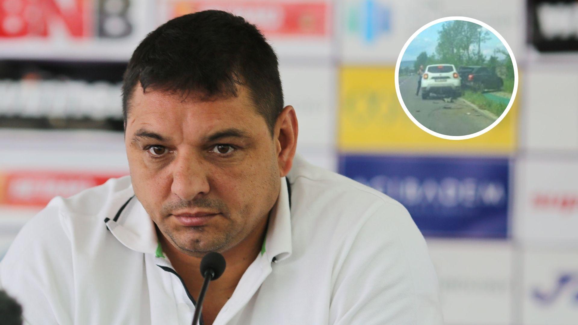 Ionel Ganea și mașinile implicate în accident