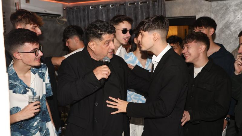 Tavi Colen alături de fiul său la majoratul acestuia