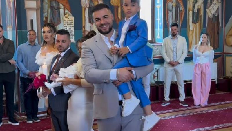 Culiță Sterp a izbucnit în lacrimi la botezul fetiției sale, Miray. Surpriza de care el și Daniela Iliescu au avut parte