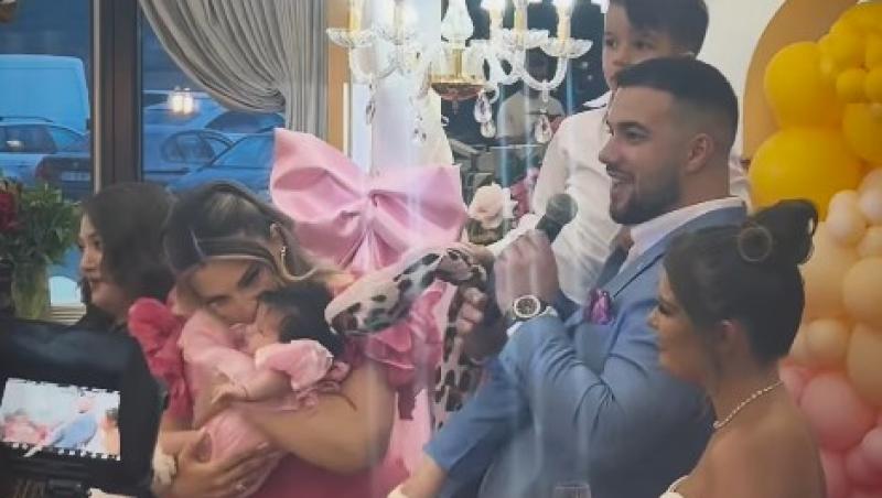 Culiță Sterp a izbucnit în lacrimi la botezul fetiției sale, Miray. Surpriza de care el și Daniela Iliescu au avut parte