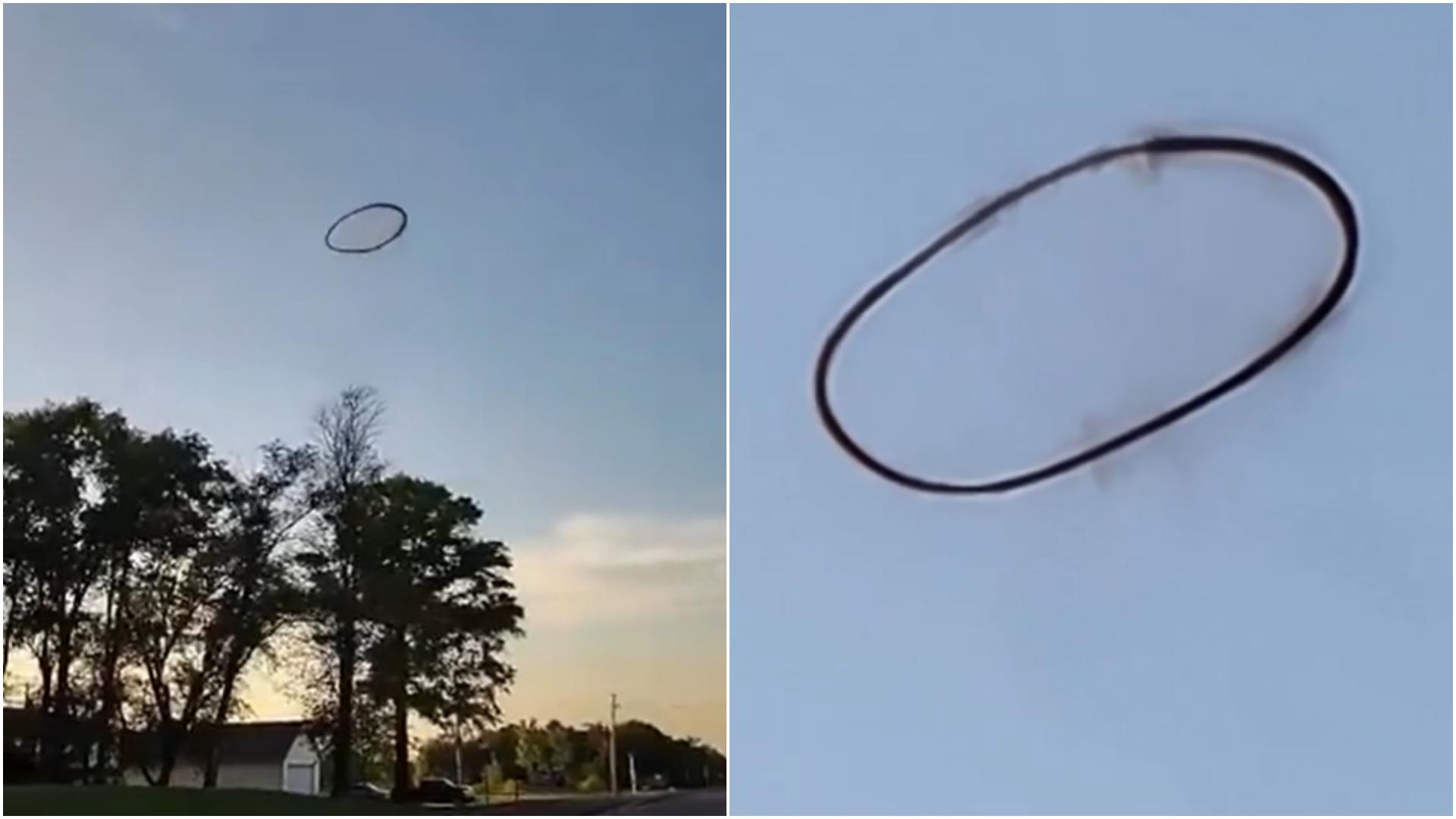 Fenomenul misterios care a apărut pe cer sub forma unui cerc negru perfect. Ce se vede, de fapt, în imagini