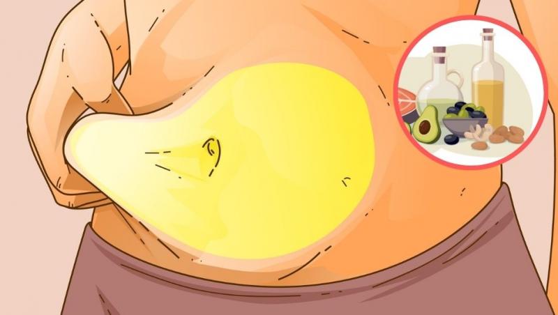 animatie cu grasime viscerala si alimente bune pentru a o combate