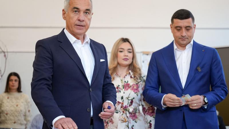 Cum a apărut Ilinca Simion la secția de votare pentru alegerile prezidențiale 2025, turul 2. Simion şi Georgescu, împreună la vot