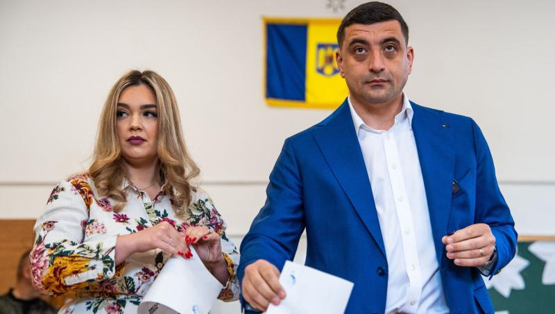 Cum a apărut Ilinca Simion la secția de votare pentru alegerile prezidențiale 2025, turul 2. Simion şi Georgescu, împreună la vot