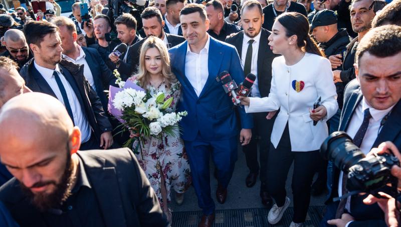 Cum a apărut Ilinca Simion la secția de votare pentru alegerile prezidențiale 2025, turul 2. Simion şi Georgescu, împreună la vot