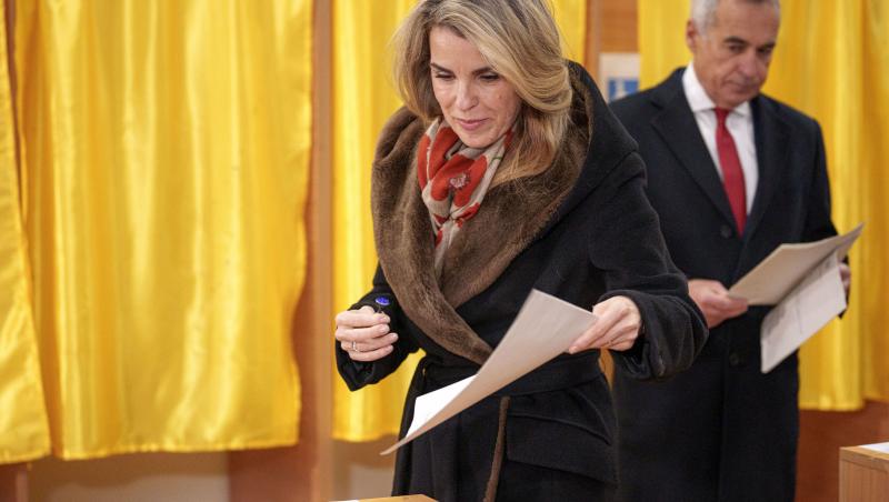 Cum a apărut Cristela Georgescu în această dimineață la secția de votare pentru alegerile prezidențiale 2025, turul 2