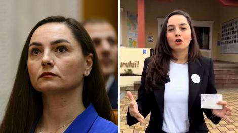 Cum a apărut Anamaria Gavrilă la secția de votare din Hunedoara. Mesajul scurt transmis de lidera partidului POT