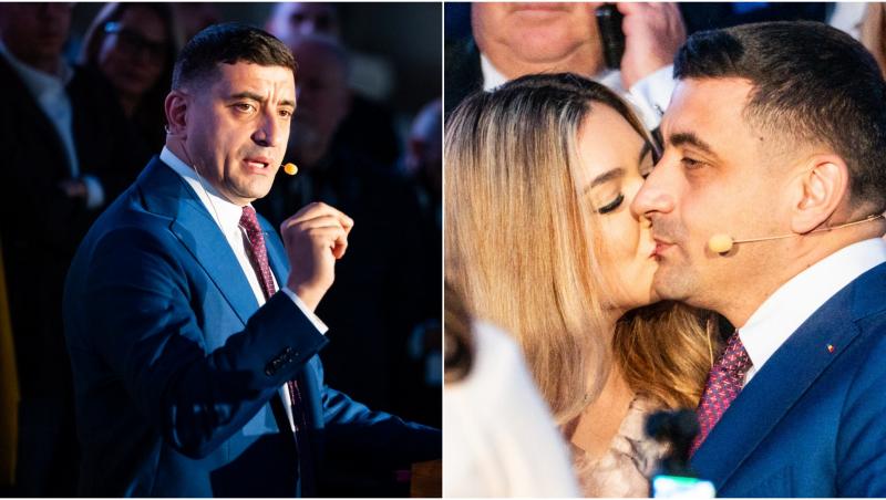 colaj foto george simion si ilinca