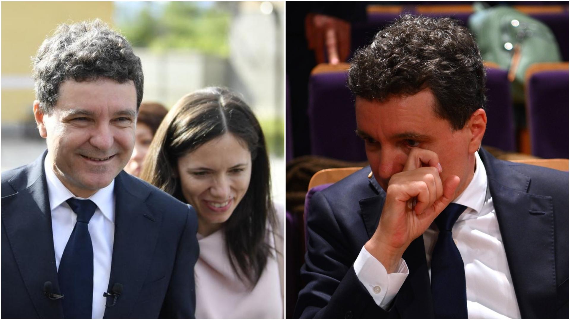 colaj foto nicusor dan si mirabela gradinaru