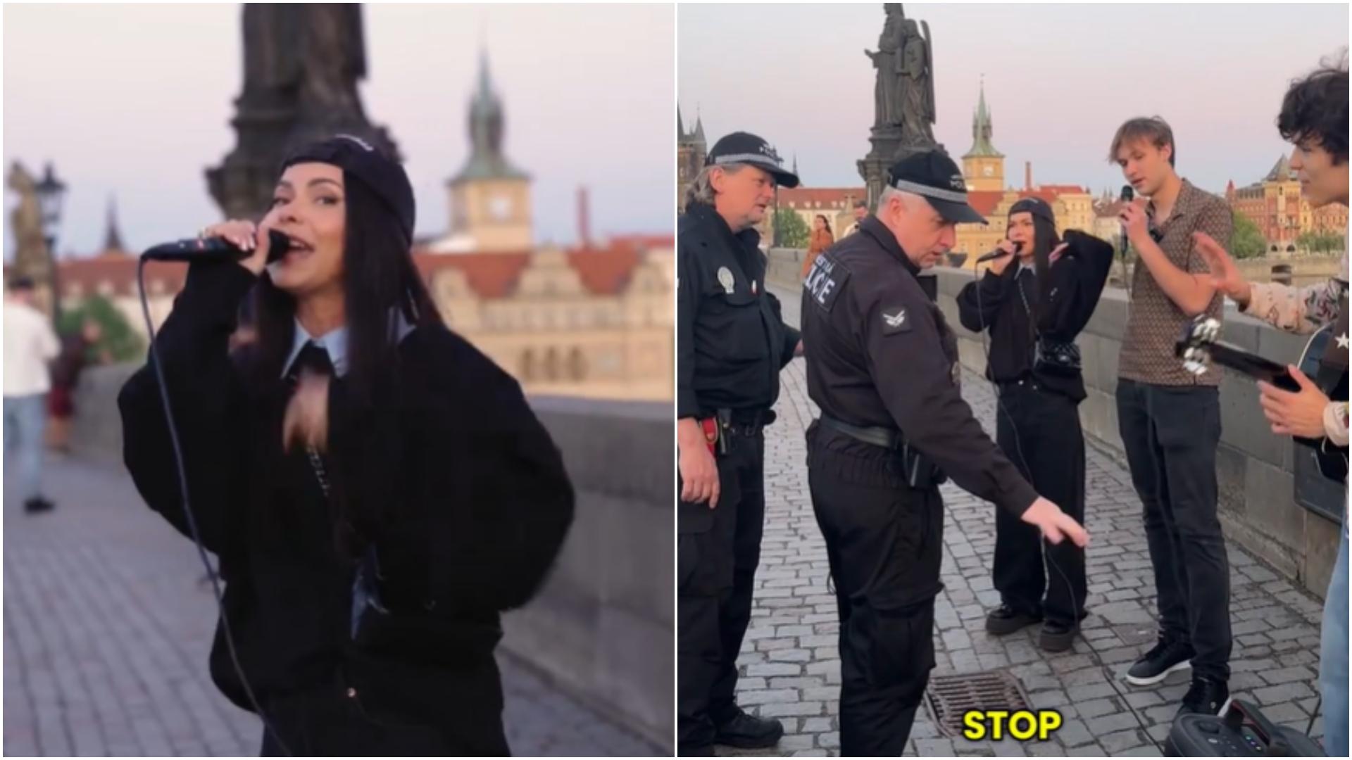 Inna, oprită de polițiști pe stradă &icirc;n Praga. Ce a urmat după ce oamenii legii nu au recunoscut-o