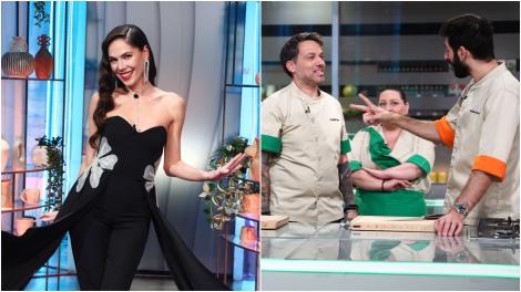 Echipa lui Chef Orlando, învingătoare în battle-ul de ieri. Provocarea acestei seri: meniu regal, gătit sub presiunea amuletelor