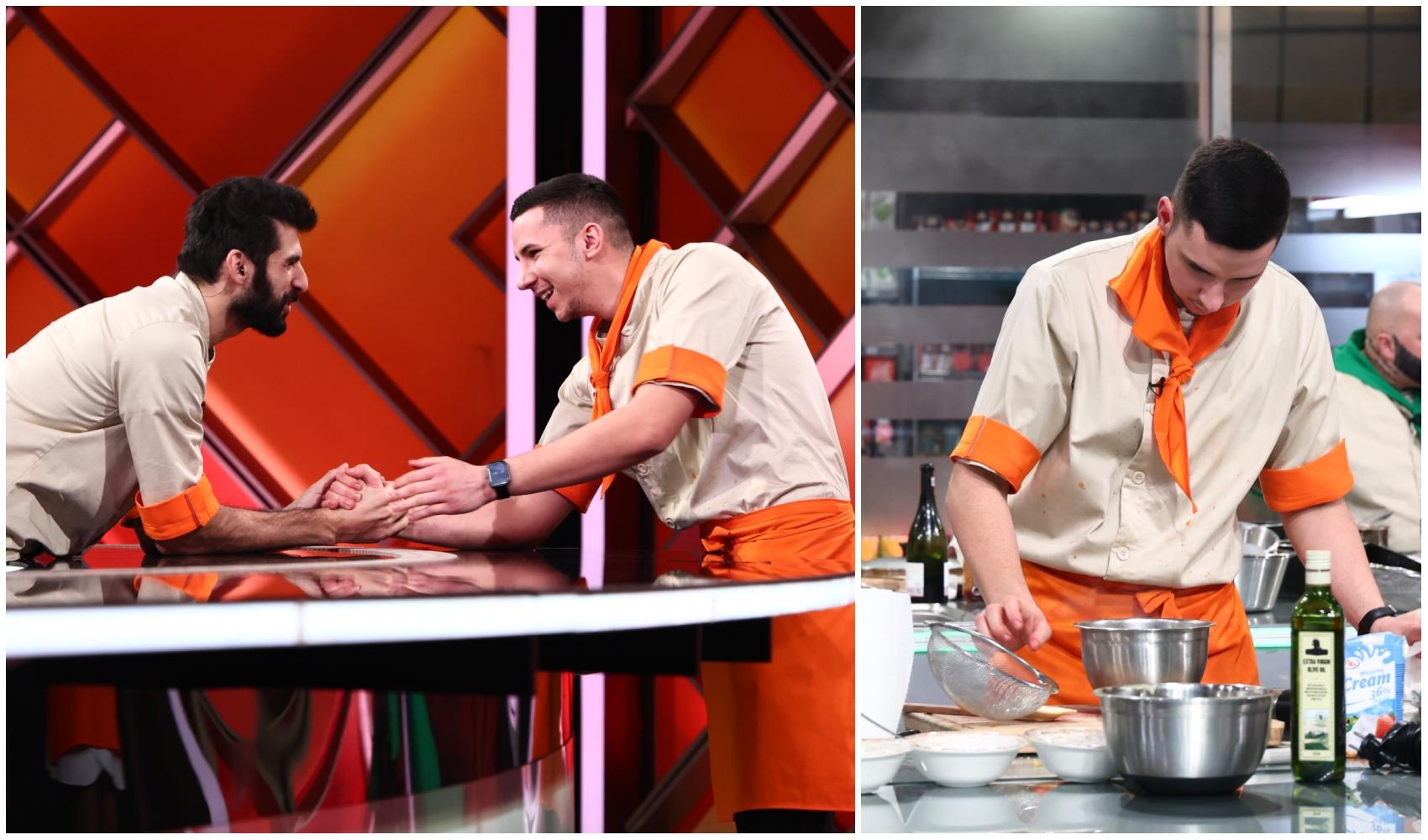 Andrei Flutur a riscat cu un preparat neașteptat la proba duelului. Ce a gătit și ce au zis jurații, la Chefi la cuțite