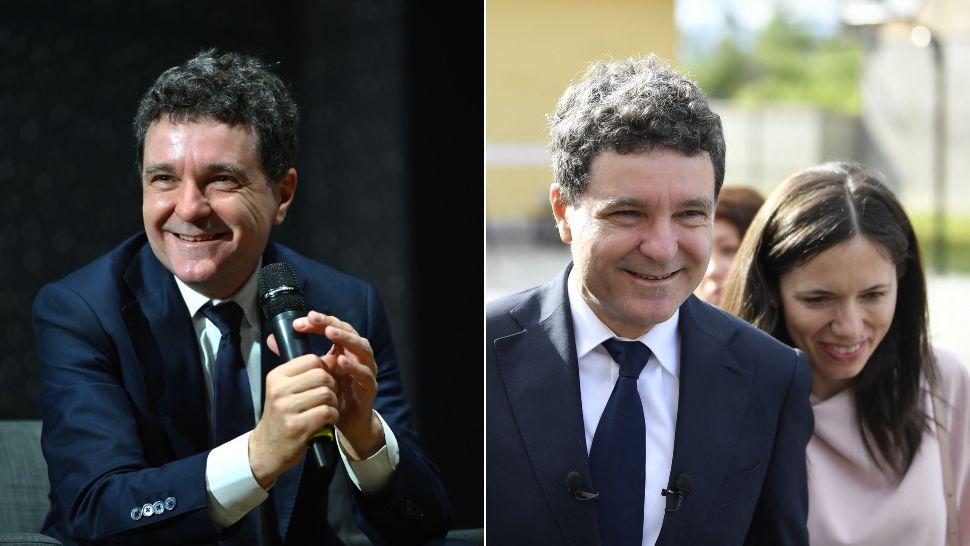 colaj nicușor dan și mirabela grădinaru, nicușor dan la microfon