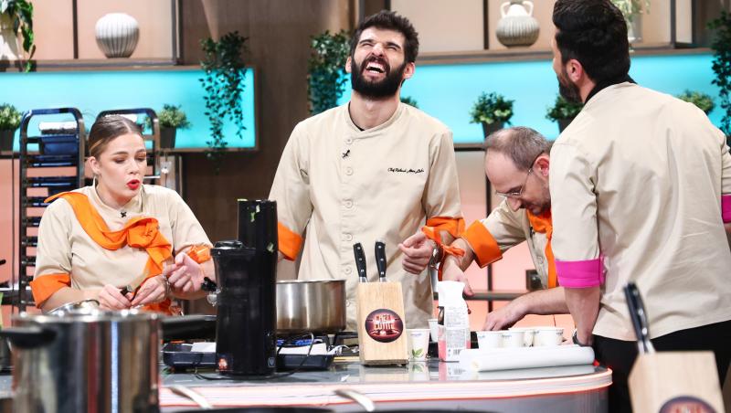 Chefi la cuțite, 20 mai 2025. Doi concurenți au fost eliminați. Unul dintre Chefi a ales amuleta salvatoare. Pe cine a ales