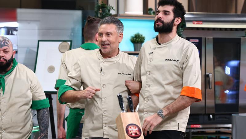 Chefi la cuțite, 20 mai 2025. Doi concurenți au fost eliminați. Unul dintre Chefi a ales amuleta salvatoare. Pe cine a ales