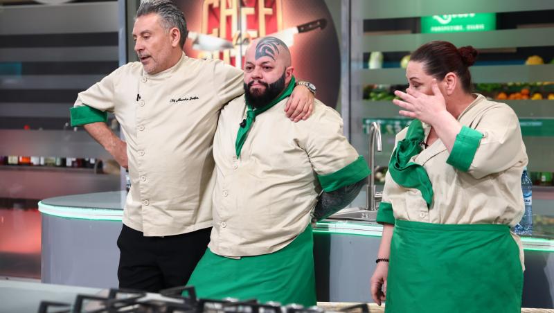Chefi la cuțite, 20 mai 2025. Doi concurenți au fost eliminați. Unul dintre Chefi a ales amuleta salvatoare. Pe cine a ales