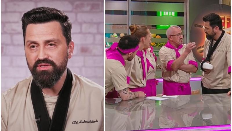 colaj foto cu orlando zaharia si concurenti la chefi la cutite sezonul 15