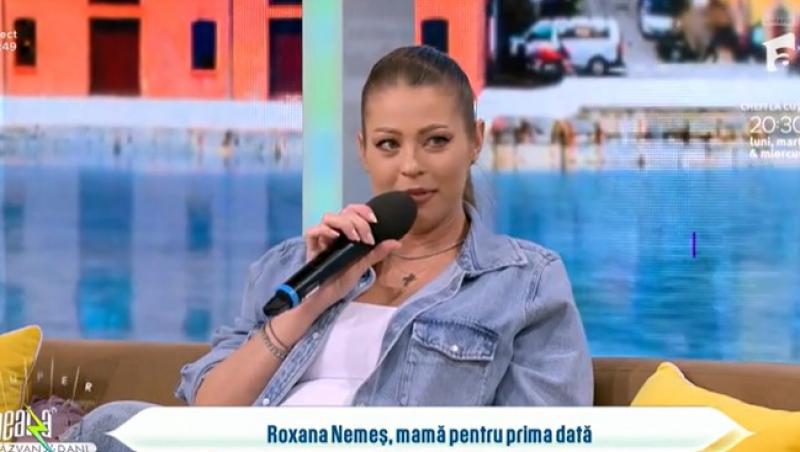 Roxana Nemeș este însăcinată cu gemeni. Cum a reacționat artista când a aflat ce sex au bebelușii | VIDEO