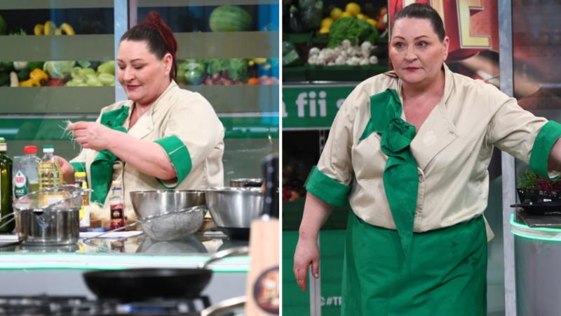 Olimpia Stemate a riscat cu un preparat inedit la proba duelului. Ce a gătit și ce texturi a combinat la Chefi la cuțite