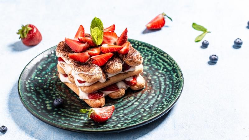 Tiramisu cu căpșuni