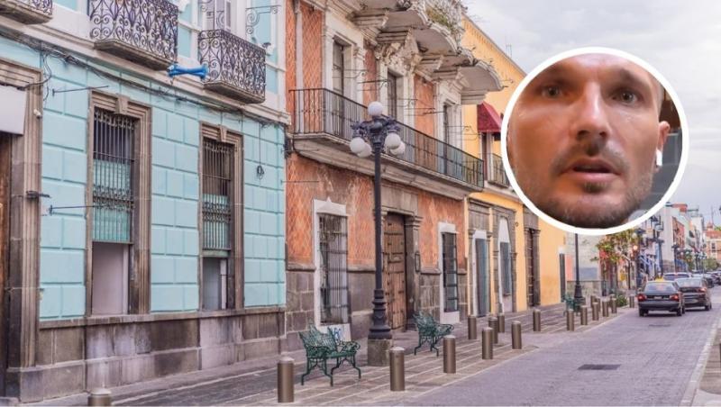 colaj clădiri din puebla, mexic, și românul care face minuni în mexic, Mircea Gabriel Mihăilă