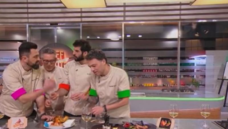 Ce reacții au avut chefii când au degustat farfuriile pe care le-au pregătit în penultimul battle din sezonul 15 Chefi la cuțite