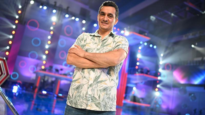 Marian Drăgulescu și soția sa, imagini spectaculoase de la dansul mirilor. Gimnastul și-a pus în practică abilitățile sportive