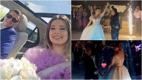 Marian Drăgulescu și soția sa, imagini spectaculoase de la dansul mirilor. Gimnastul și-a pus în practică abilitățile sportive