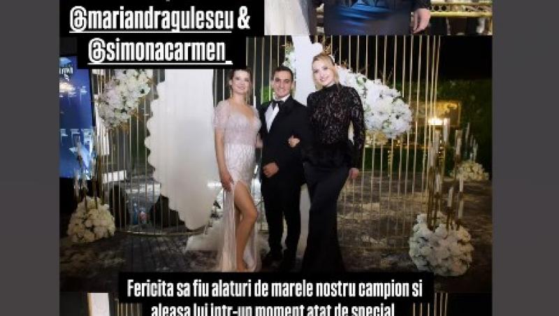 Marian Drăgulescu și soția sa, imagini spectaculoase de la dansul mirilor. Gimnastul și-a pus în practică abilitățile sportive