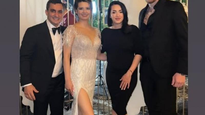 Marian Drăgulescu și soția sa, imagini spectaculoase de la dansul mirilor. Gimnastul și-a pus în practică abilitățile sportive