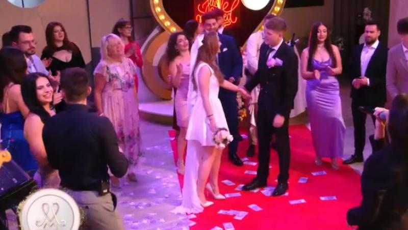 Mireasa sezonul 11. Edera și Liviu s-au logodit, după nunta lor fictivă din casa Mireasa. Vezi momentul emoționant - VIDEO