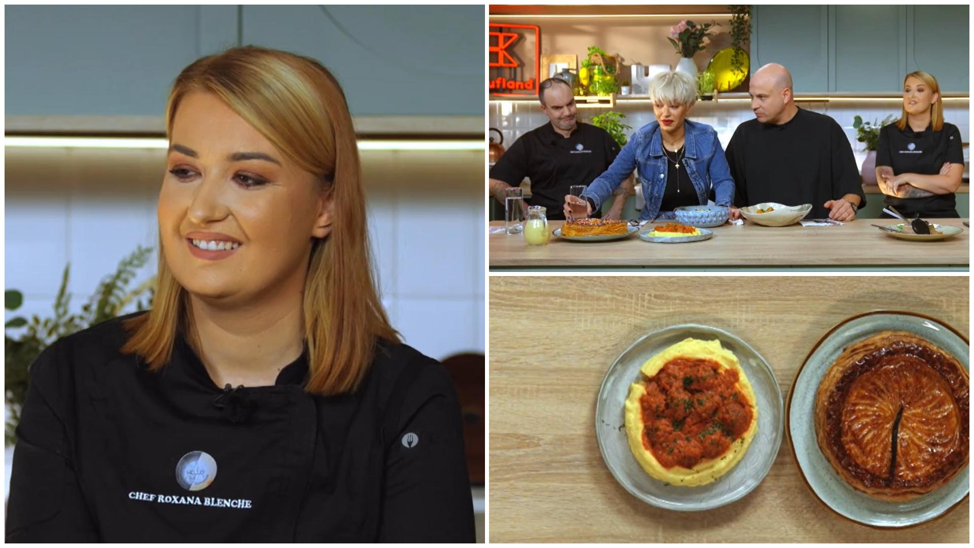 Hello Chef sezon 9, 24 mai 2025. Cea mai bună rețetă de chifteluțe cu sos. Verdictul dat de Giulia și Vlad Huidu