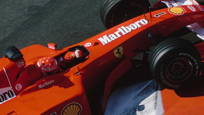 Cu cât s-a vândut la licitație monopostul Ferrari pilotat de Michael Schumacher în 2001
