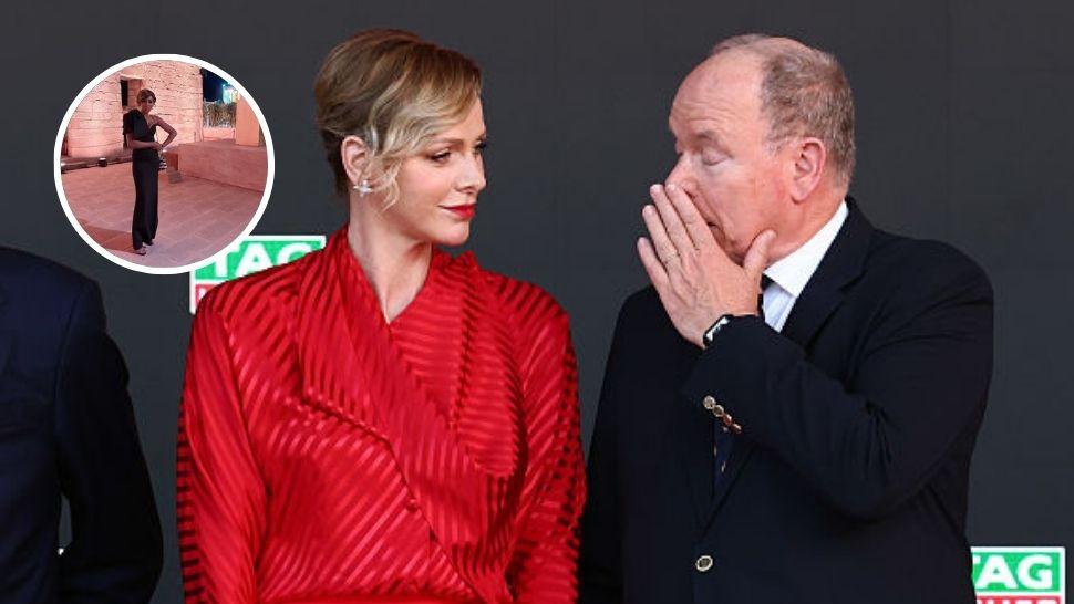 colaj prințesa charlene și prințul albert și nicole coste