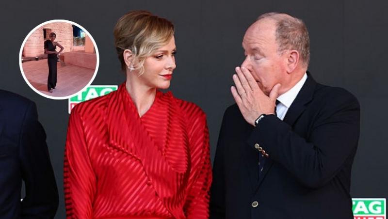 colaj prințesa charlene și prințul albert și nicole coste