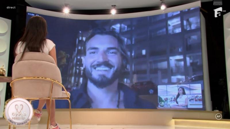Mireasa sezonul 11. Cristian Marinescu i-a trimis flori și o scrisoare Amaliei. Apoi au vorbit prin apel video
