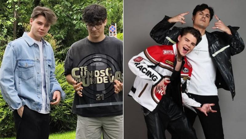 colaj mark stam și cristian porcari cu trofeul te cunosc de undeva și mark stam și cristian porcari