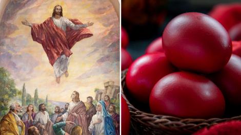 Când se vopsesc ouăle roșii pentru Înălțarea Domnului. Tradiția pe care trebuie să o respecți ca să nu atragi ghinionul