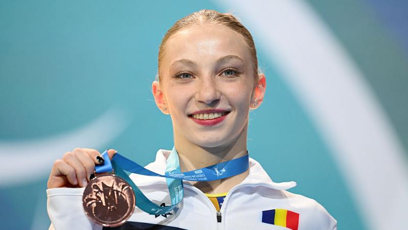 ana maria bărbosu cu medalia de bronz de la Campionatele Europene de la Leipzig 2025