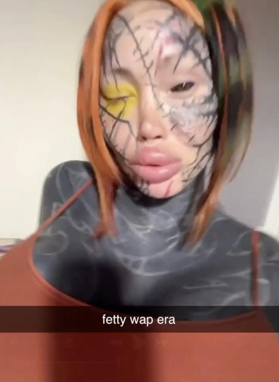 Imagine de pe rețelele de socializare cu modelul Mary Magdalene