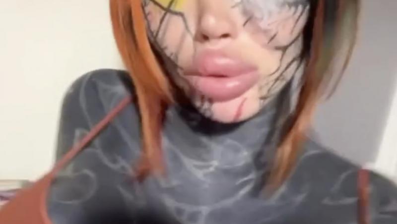 Imagine de pe rețelele de socializare cu modelul Mary Magdalene