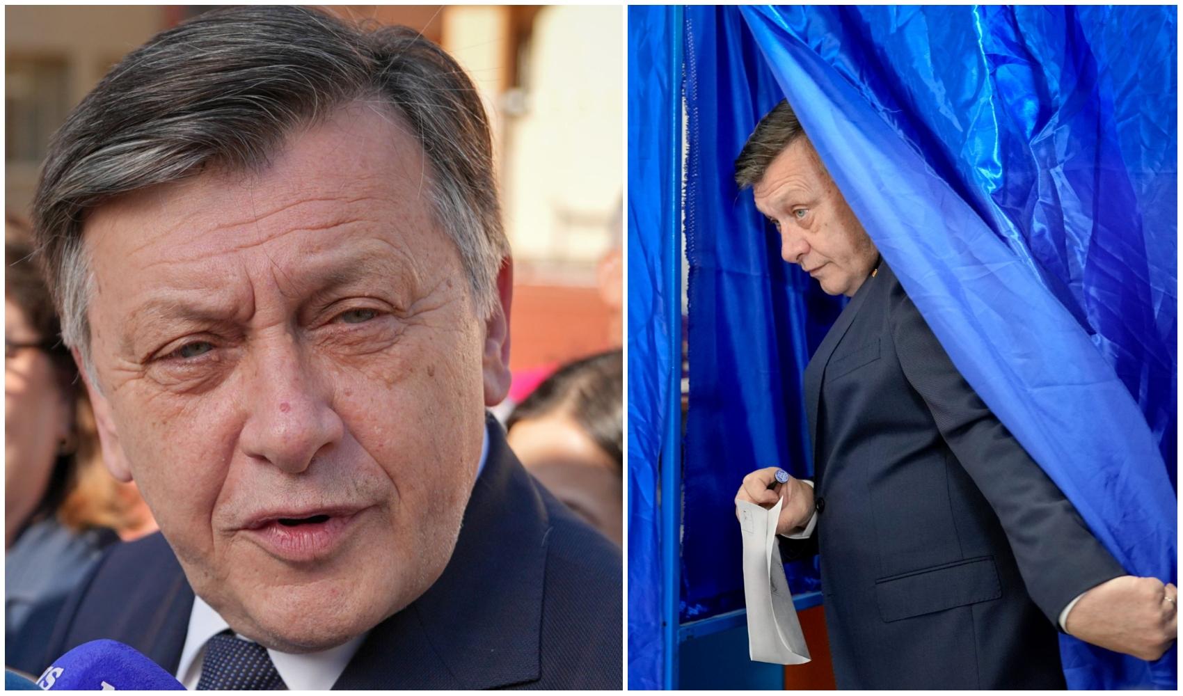 Cum a apărut Crin Antonescu la secția de votare pentru alegerile prezidențiale 2025. Ce ținute au ales fiica și soția candidatului