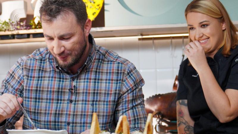 Hello Chef sezon 9, 3 mai 2025. Rețeta Roxanei Blenche pentru gulaș de vită ardelenesc. Ce verdict a dat Marian Godină