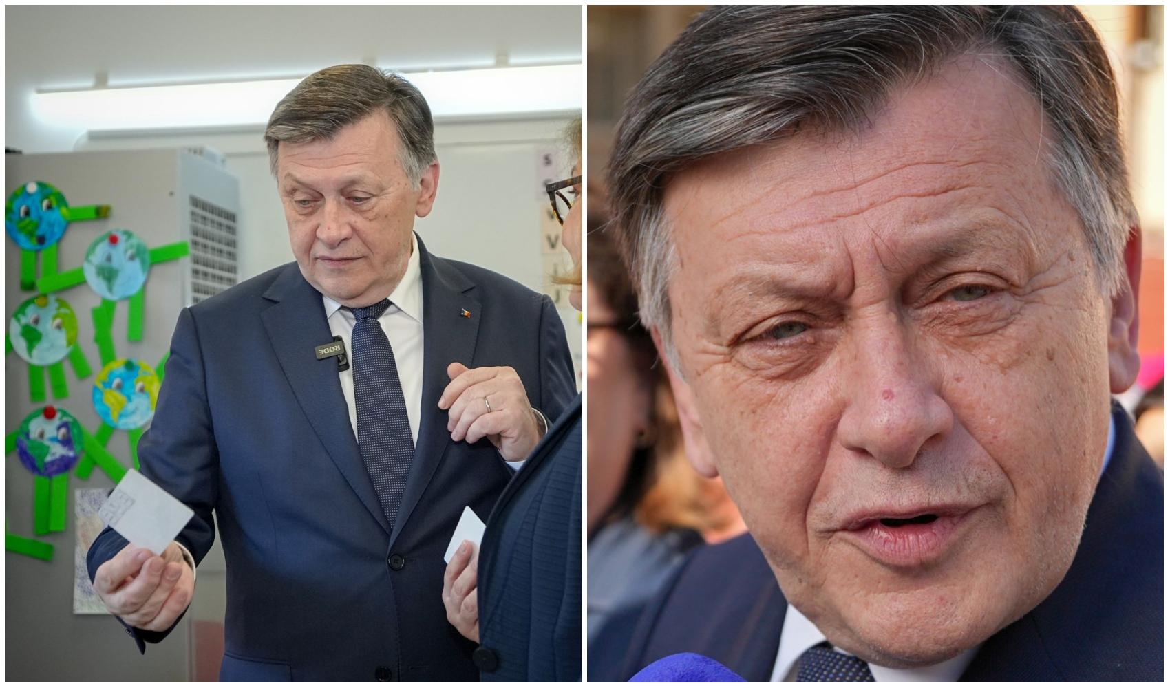 Mesajul neașteptat transmis de Crin Antonescu, după ce a fost învins de Nicușor Dan și a ratat astfel turul II
