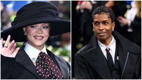 Rihanna este însărcinată cu al treilea copil! Cum a apărut cu burtica de gravidă la Met Gala 2025